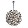 Vencha Brazza 24 Light Crystal Pendant - Black/Chrome