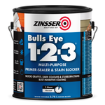 Zinsser 3.78L White Bulls Eye Primer Undercoat Sealer And Stain Blocker