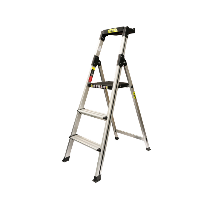 Gorilla 120kg 3 Step Household Ladder