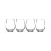 4pc Tempa Quinn Glass Tumbler