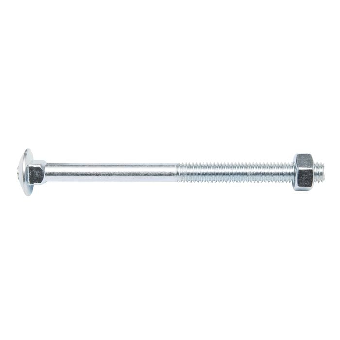Zenith 1/2 x 7" Zinc Plated Cup Head Bolt And Nut