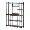 Artiss Kitchen Rack With 6 Hooks Microwave Storage Shelf 120cm X 170cm