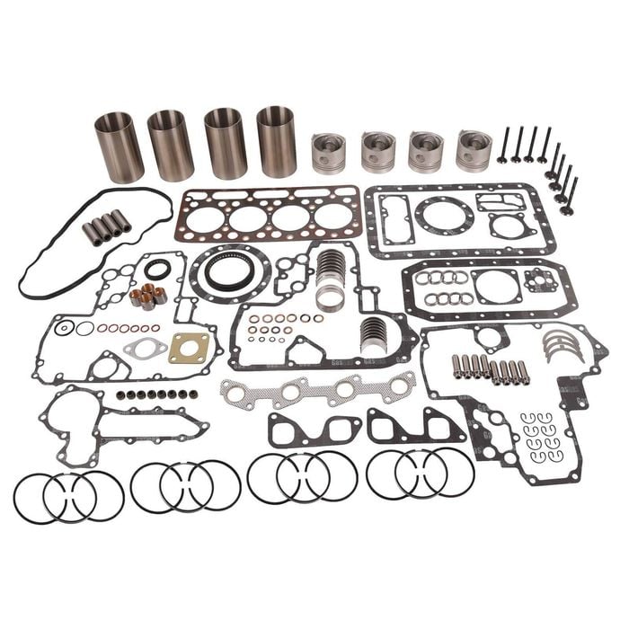 Fits Kubota V1702 Engine Rebuild Kit Pistons Rings Bearings Gasket Set