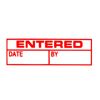 X-Stamper Self Inking Message Stamp (Entered/Date/By)