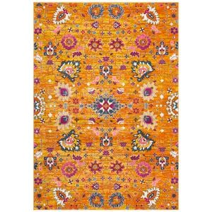 The Rug Connection Garden 210 Rust 400x300cm - Extra Extra Large Transitional Pet Friendly Indoor Floor Rug