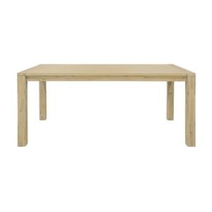 Elemental 180cm Dining Table Brushed Smoke Grey