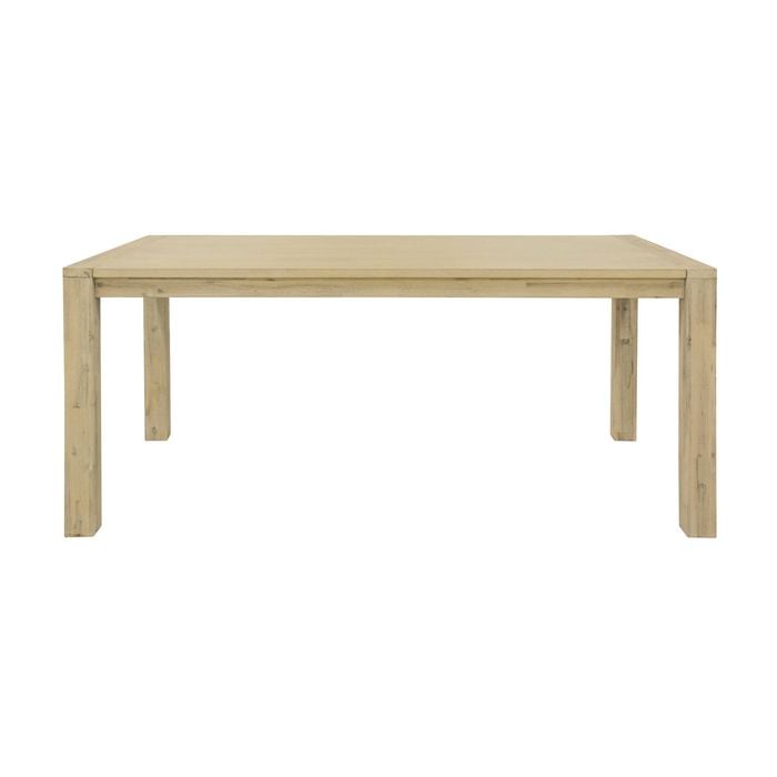 Elemental 180cm Dining Table Brushed Smoke Grey