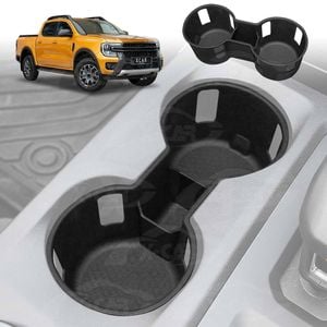 Centre Console Rubber Cup Holder Insert for Ford Next-Gen Ranger 2022-Onwards Interior