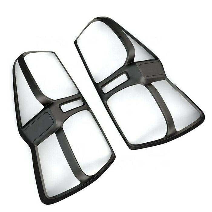 Matte Black Taillight Covers For Isuzu D-max 2020-2024