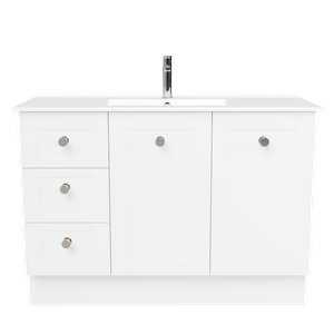 New England Joinery 1200mm Diadem Centre Basin Alpha Top Floorstanding Vanity