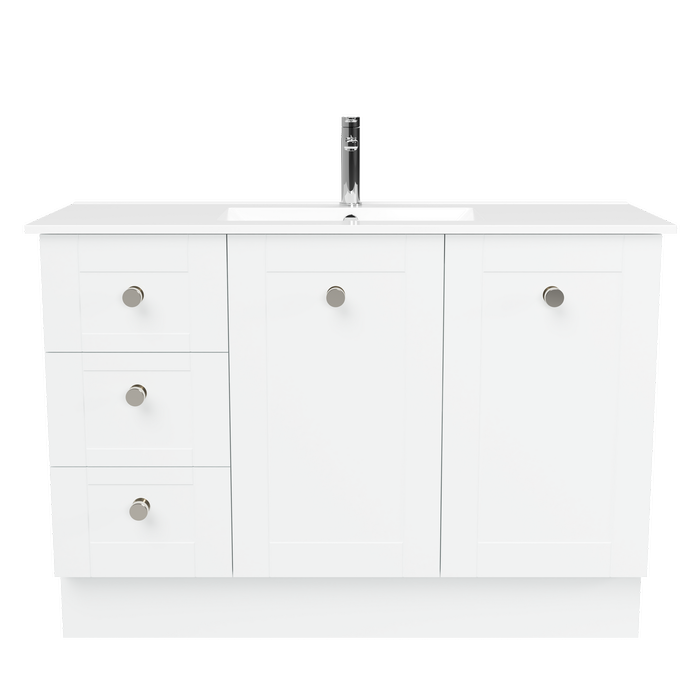 New England Joinery 1200mm Diadem Centre Basin Alpha Top Floorstanding Vanity