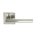 Miles Nelson Satin Nickel Forli Square Rosette Dummy Set