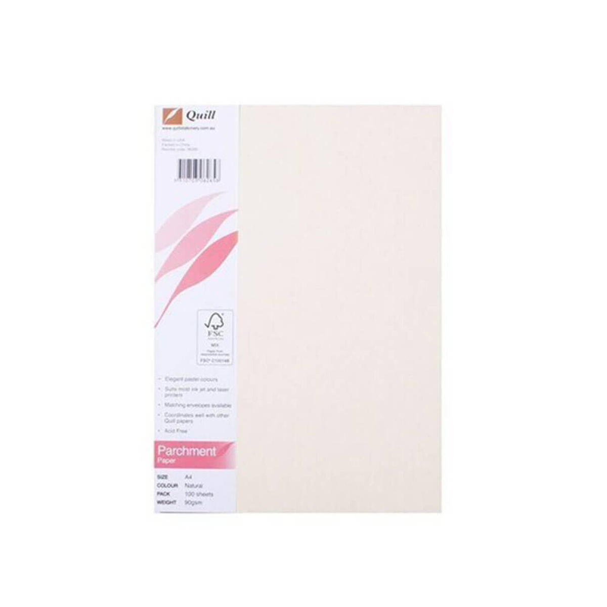Quill A4 Parchment Paper (100pk) (Natural) - Bunnings Australia