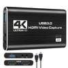 Shenzhi Tech USB3 Capture Card 1080p60 4K HDMI Game Video Card Live Stream DSLR Camcorder