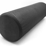 METEOR Black 90cm Dotted Foam Roller for Exercise & Therapy
