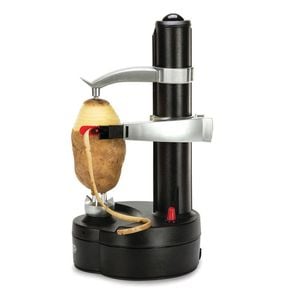 Catzon Electric Potato Peeler Automatic Rotating Peeling Machine-Black