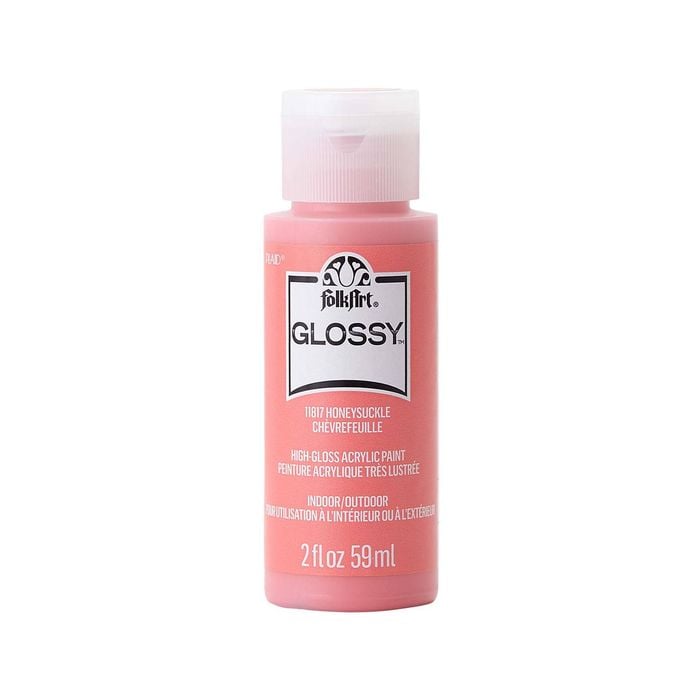 Folkart 59ml Honeysuckle Glossy Acrylic Paint