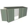 Build-A-Shed 1.2 x 4.5 x 2.0m Skillion Double Sliding Side Door Shed - Green