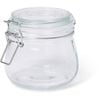 Glass Co. Round Clip Jar Airtight Lock Lid Clear Pantry 500ml