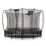 VULY Thunder 2 Pro Extra Large 16ft Springless Trampoline with Enclosure - Round Kids Trampolines Bundle With Basketball Hoop