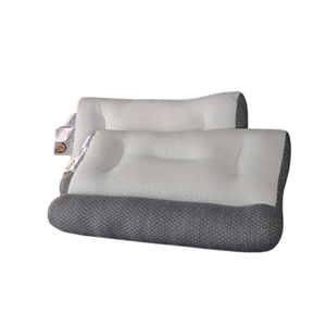 Ergonomic Cervical Neck Pillow Relieve Pain & Sleep Comfortably [White]