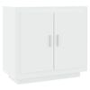 vidaXL Sideboard White Storage Side Console Cabinet Furniture
