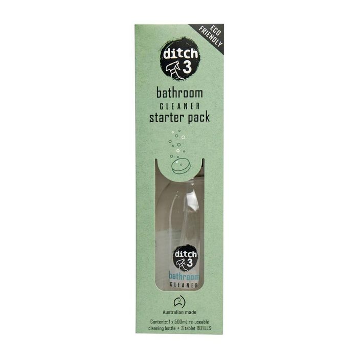 Ditch 3 Bathroom Cleaner Starter Pack/Tablet Refill