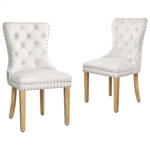 ALFORDSON Dining Chairs Velvet x2