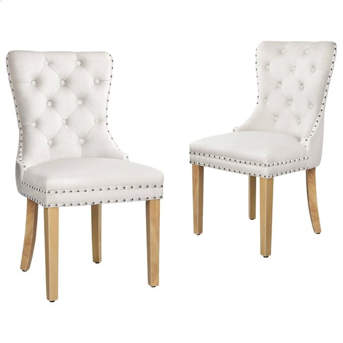 ALFORDSON Dining Chairs Velvet x2
