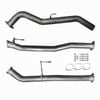 Ignite Exhausts Dpf Back For Nissan D23 Navara Np300 3" With Straight Pipe Only Raw Aluminised Steel