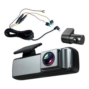 Elinz Dual Lens No Screen 1080P Dash Cam 720P Rear Camera WiFi Supercapacitor Hardwire Kit