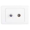 Deta Audio Visual TV Socket Single - Pal/F Type