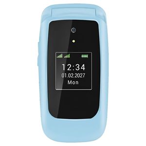 Opel Lite Flip 4G (Dual Sim, 2.4-inch, Bluetooth) - Blue Aura