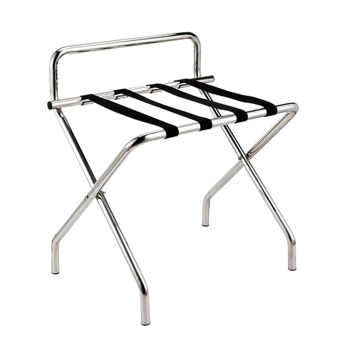Stainless Steel Luggage Rack With Back Support - Dolphy