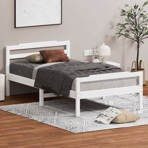 ALFORDSON Bed Frame King Single White