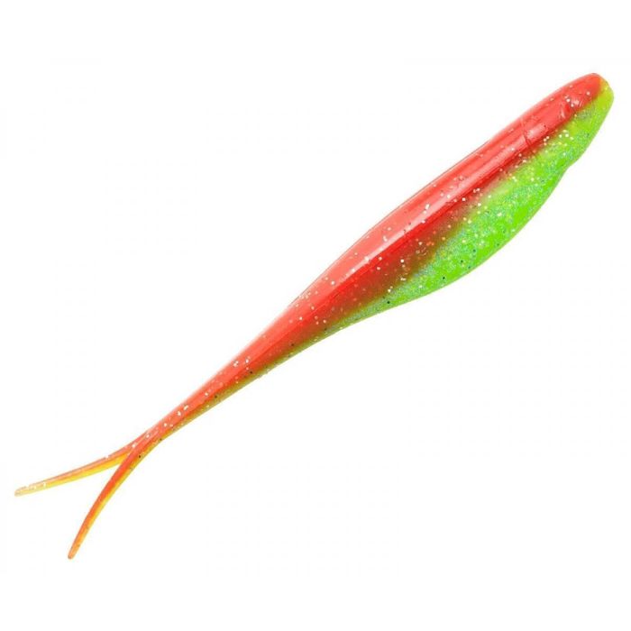ZMan Scented Jerk ShadZ 5" Soft Plastic Fishing Lure Nuked Chicken Glow