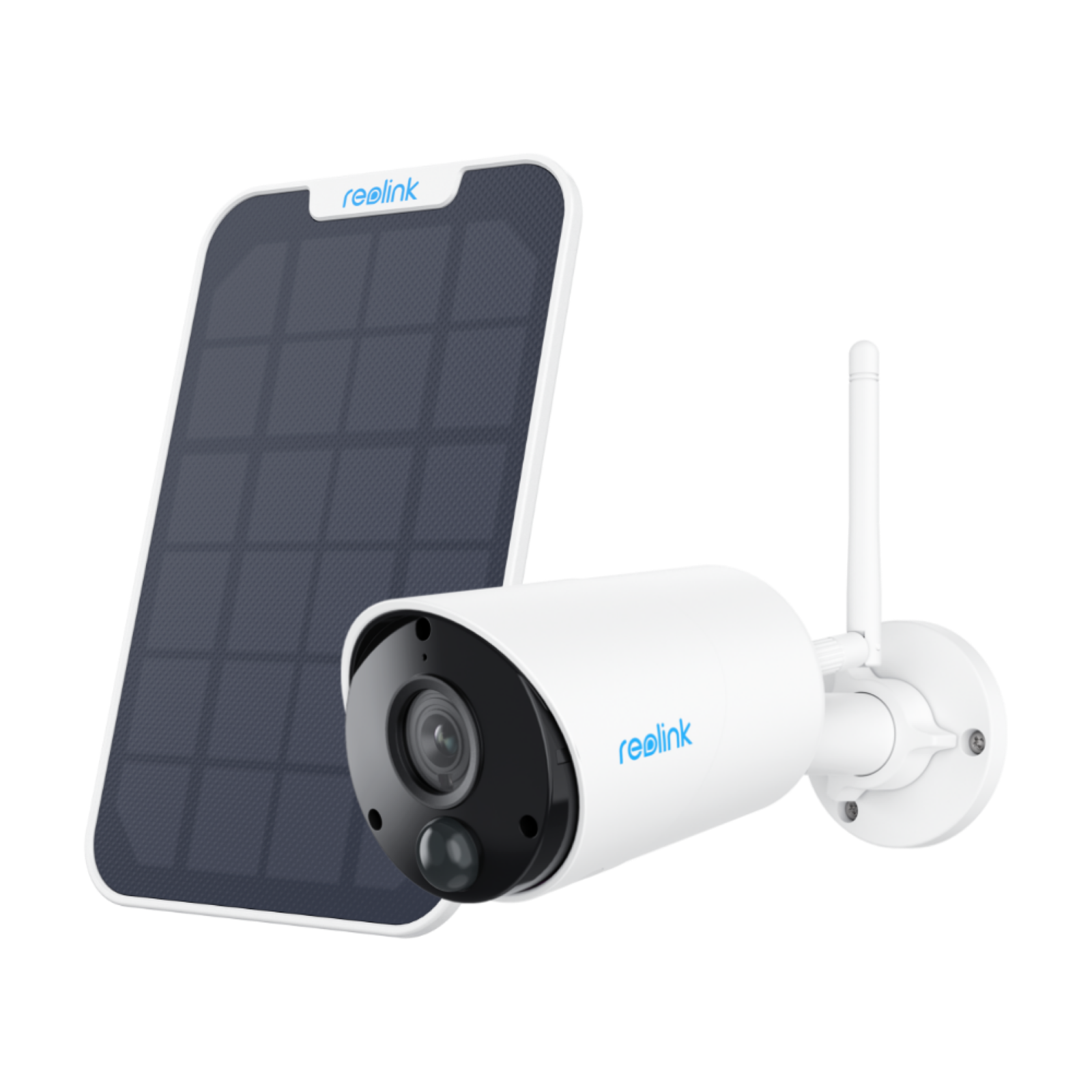 Reolink 3MP Outdoor Security Camera Wireless Argus Eco With Solar Panel (2 Pack)
