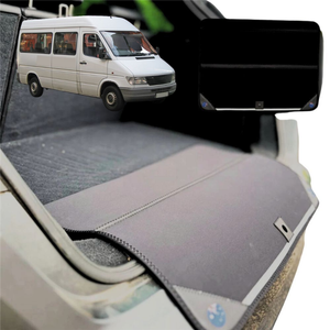 Rear Cargo Boot Bumper Protector for Mercedes-Benz Sprinter 1995 - 2006 (T1N) - XL (98 x 55) - Black