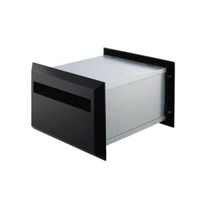 Sandleford 230mm Black Brickies Front and Back Letterbox - Back Opening