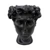 Urban Attitude David Head Planter - Matte Black