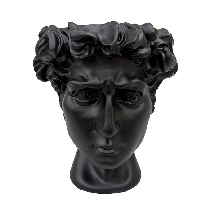 Urban Attitude David Head Planter - Matte Black