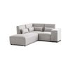 Foret 4 Seater Sofa Modular Corner Lounge Couch Fabric Left Chaise Ottoman Beige L Shape