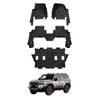 AUSGO 7D Injection 3-Row Floor Mats for Toyota Land Cruiser Prado 250 2024-Onwards Floor Liners