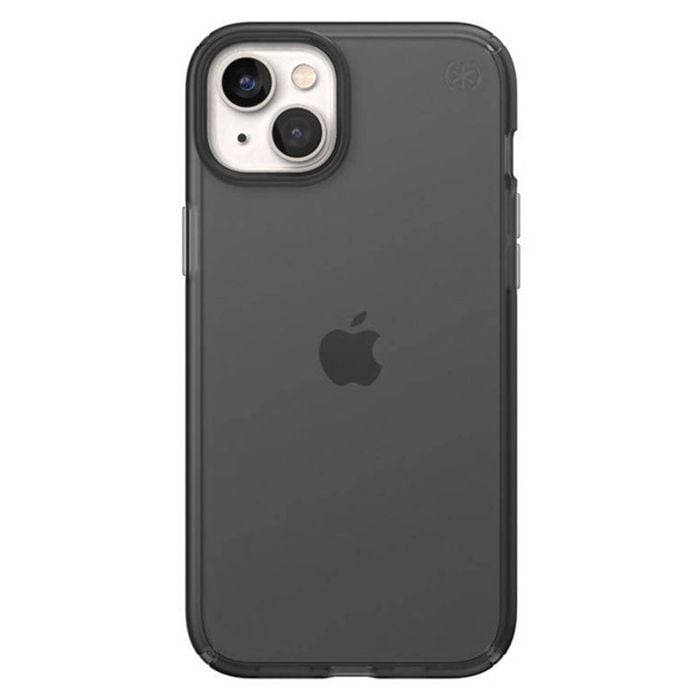 Speck Presidio Perfect Clear Mist Case With Microban Coating (suits Iphone 14 Plus) - Obsidian Black
