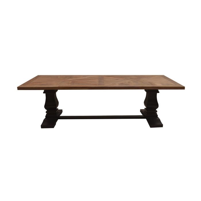 Valeria 230cm Dining Table Black Oak