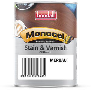 Bondall 250ml Merbau Monocel Stain And Varnish - 250ml