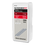 PowerFit 8mm 80 Series Wide Crown Electro-Galvanised Staple – 2000 Pack