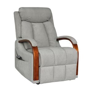 Grace Dual Motor 150kgs Recliner Lift Chair Graphite Grey