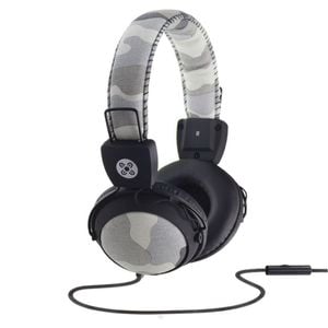 Moki Camo On The Go Portable Music Headphones w/ In-line Mic - Grey