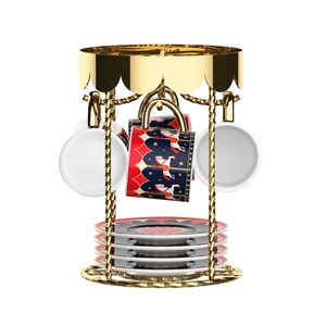 Bialetti Magico Ricordo Cups and Saucers Carousel - Set of 4